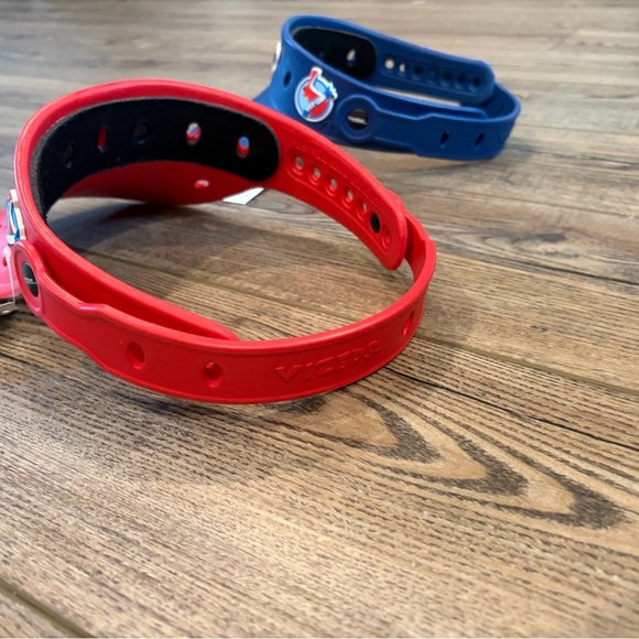 NWT Vizers Carnival Cruise VIFP Club 2 Hat Visor Red & Blue Color New - Picture 7 of 9